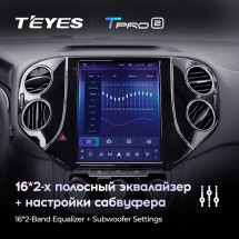 Штатная магнитола Tesla style Teyes TPRO 2 4/64 Volkswagen Tiguan 1 NF 2007-2016