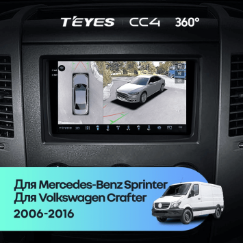 Штатная магнитола Teyes CC4 360 6/64 Volkswagen Crafter (2006-2016) F2
