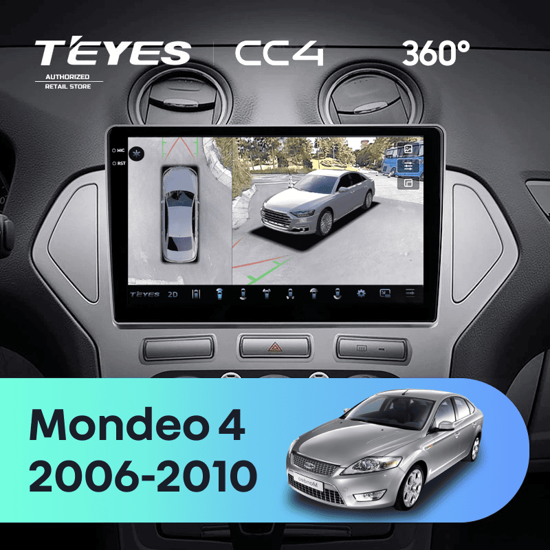 Штатная магнитола Teyes CC4 360 6/64 Ford Mondeo 4 (2006-2010)