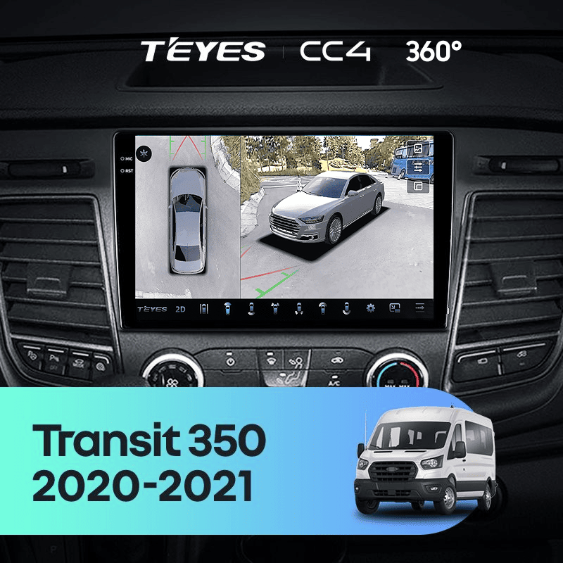 Штатная магнитола Teyes CC4 360 8/128 Ford Transit 350 (2020-2021)