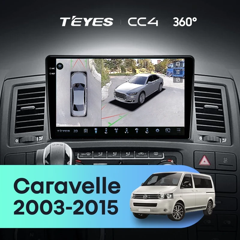 Штатная магнитола Teyes CC4 360 8/128 Volkswagen Caravelle (2003-2015)