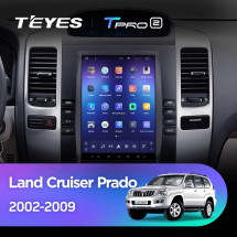 Штатная магнитола Tesla style Teyes TPRO 2 3/32 Toyota Land Cruiser Prado 120 (2002-2009) Тип-В