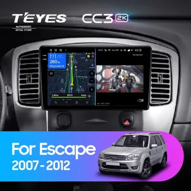 Штатная магнитола Teyes CC3 2K 360 6/128 Ford Escape (2007-2012) F1
