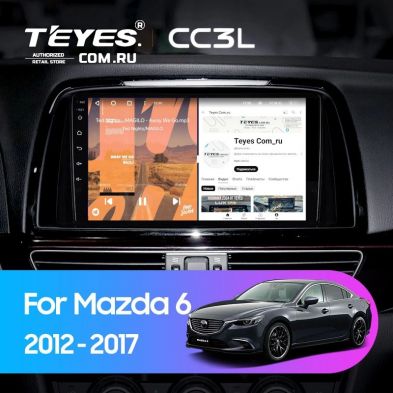 Штатная магнитола Teyes CC3L 4/32 Mazda 6 GL GJ (2012-2017) Тип-A